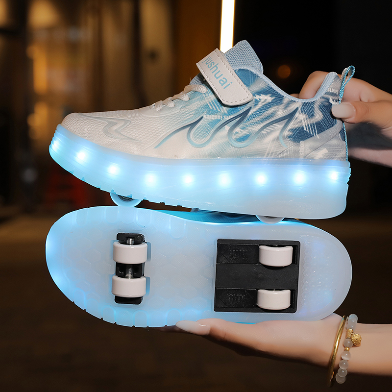 Outdoor Lighting Led - Youth Roller Shoes LED Lights High