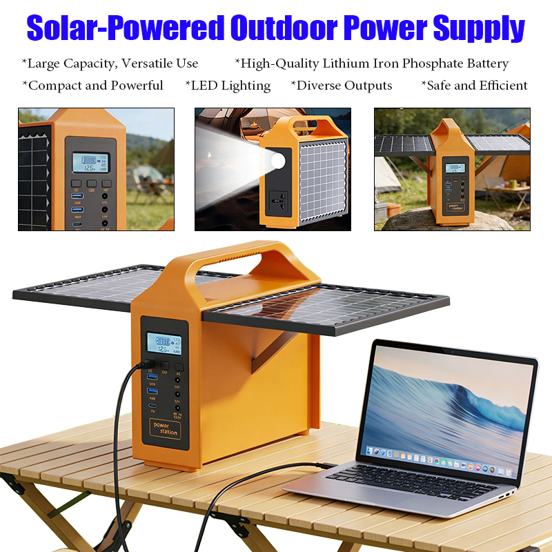 Outdoor Lighting Wire - 150W Portable Solar Power Station with