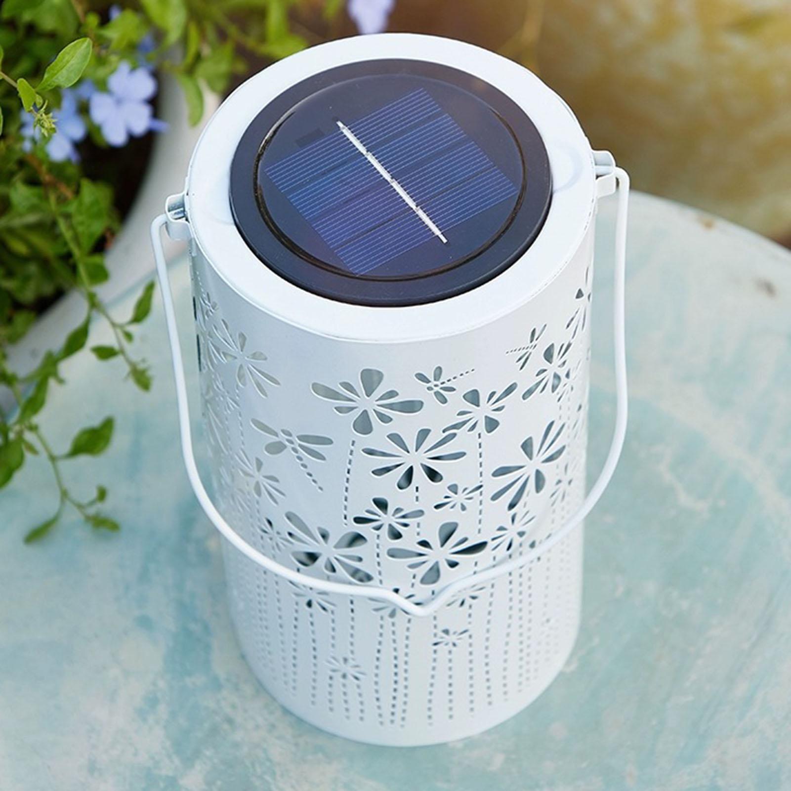 Outdoor Lighting Yard - Solar Hangings Lantern Waterproof Flower Lamps