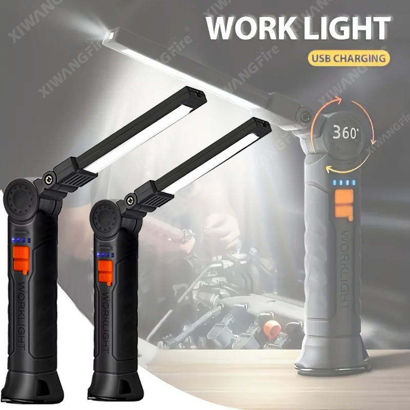 Outdoor Lighting B&Q - Rechargeable LED Flashlight Work Light with