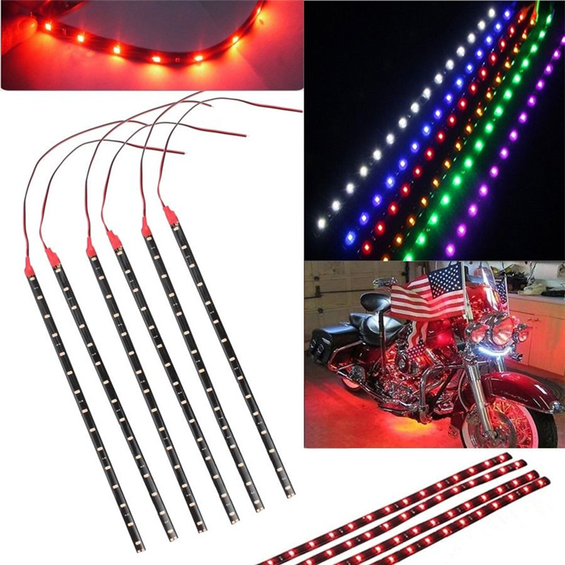 Waterproof Led Strip - 6PCS Waterproof 15 SMD DC 12V