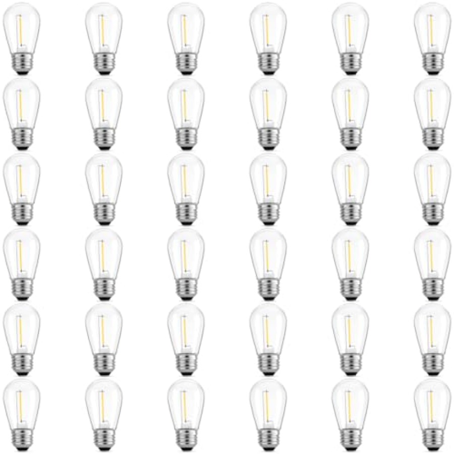 Outdoor Lighting Led - 36 Pack S14 LED Bulbs for
