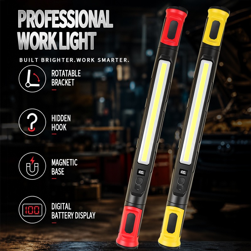 Outdoor Lighting Repair - COB Magnetic Work Light Rechargeable Clip