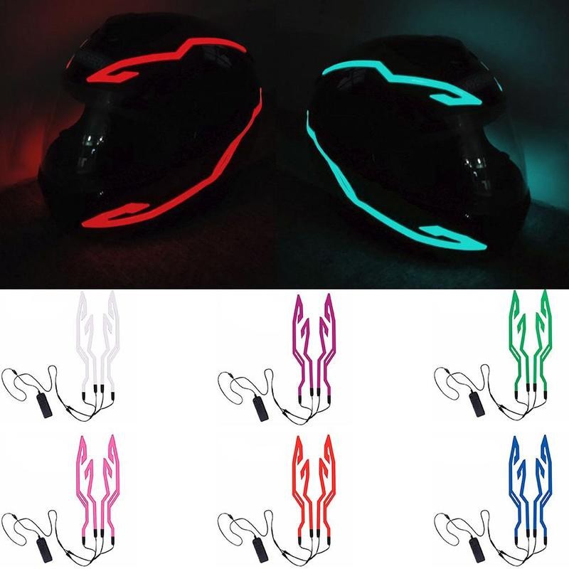 Waterproof Led Strip - 1 Set Waterproof Motorcycle Bike Helmet