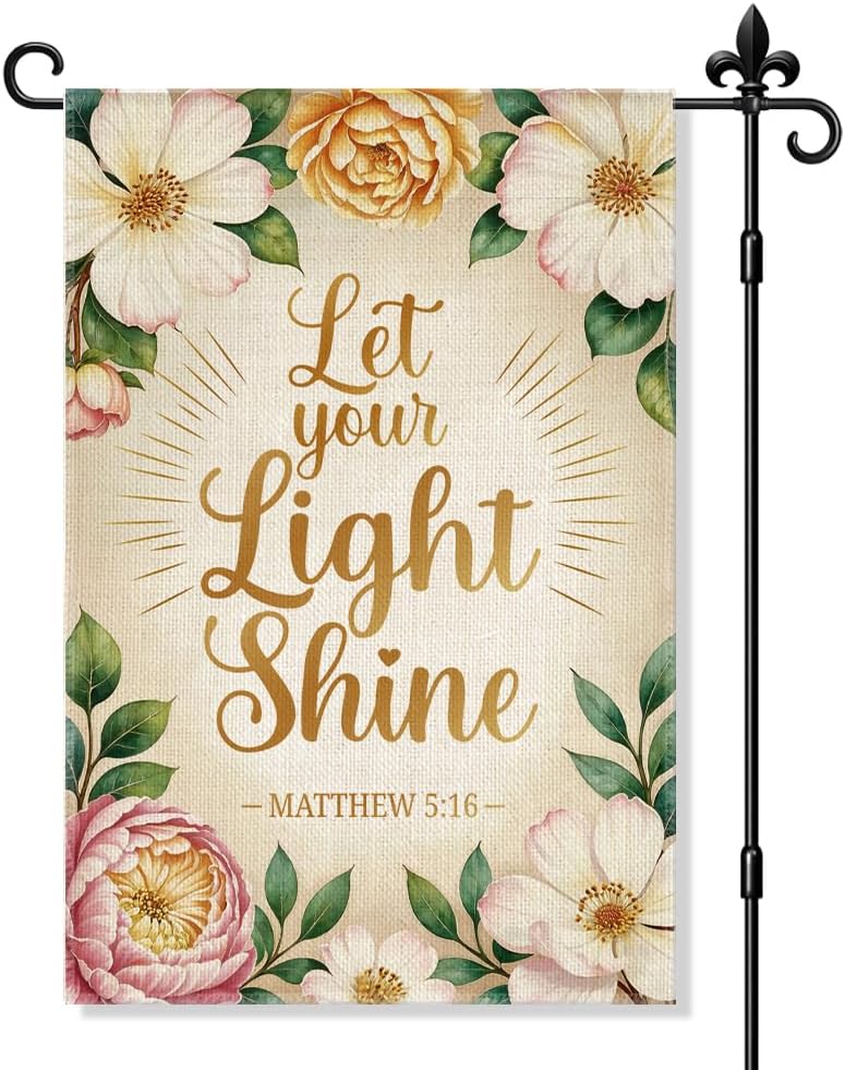 Outdoor Lighting For Your Yard - Let Your Light Shine Garden Flag