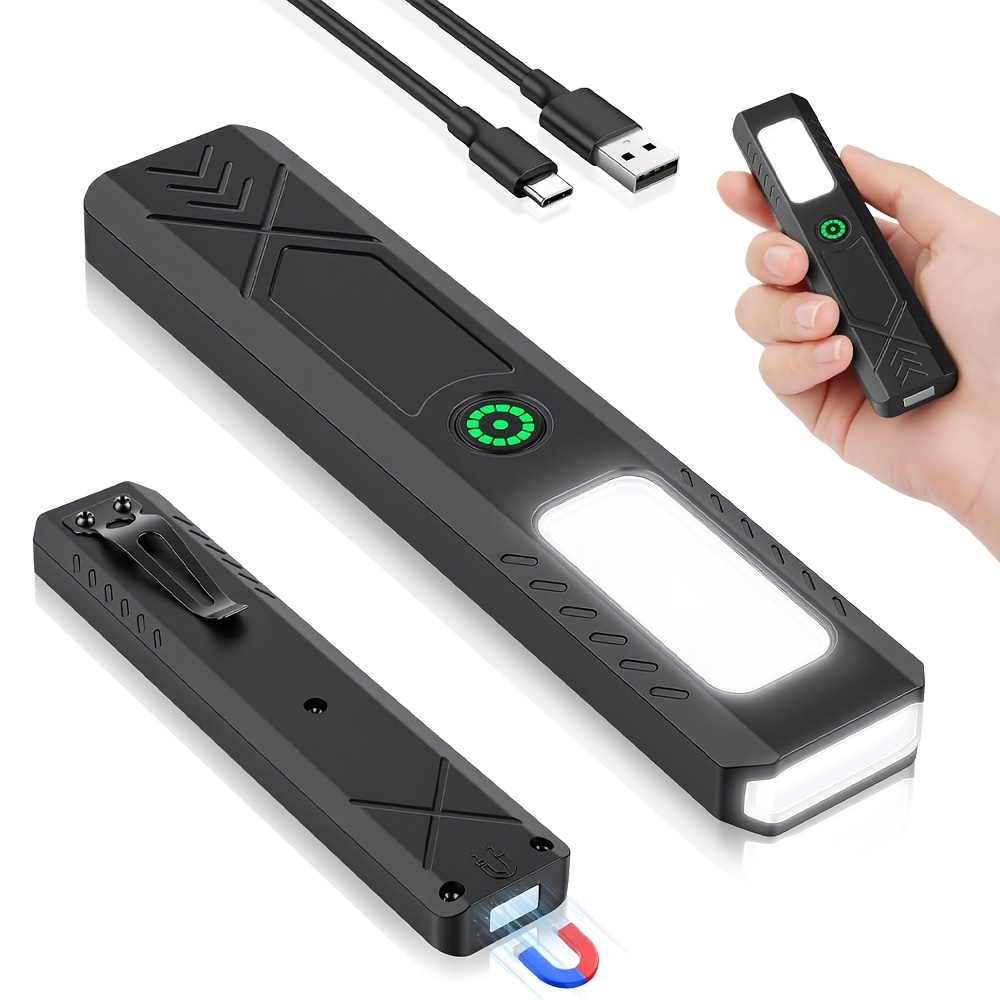 Outdoor Lighting B&Q - Rechargeable LED Handheld Flashlight 600LM Powerful