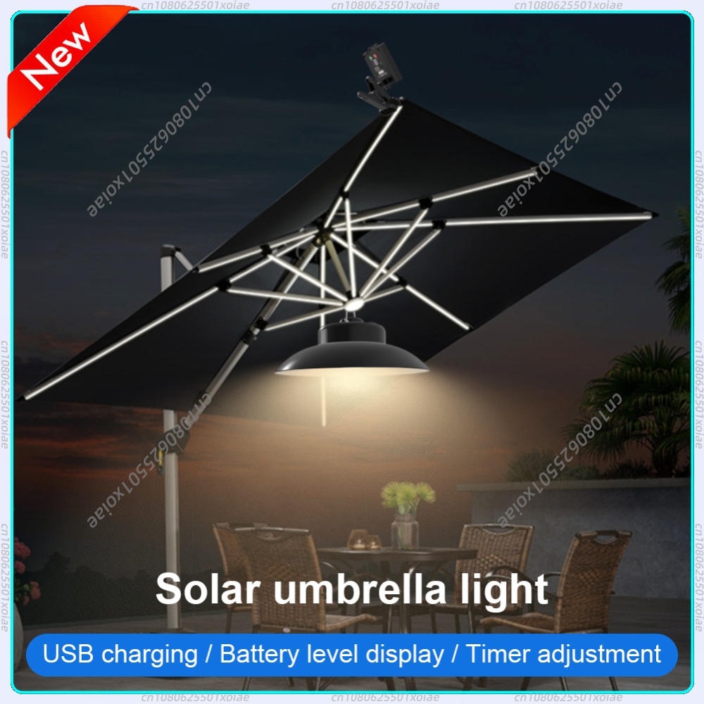 Umbrella Led Clip - Solar Patio Umbrella Light Remote Control