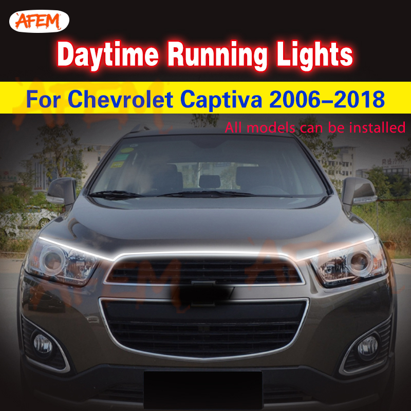 Waterproof Led Strip - Car Flashing 1pcs DRL For Chevrolet