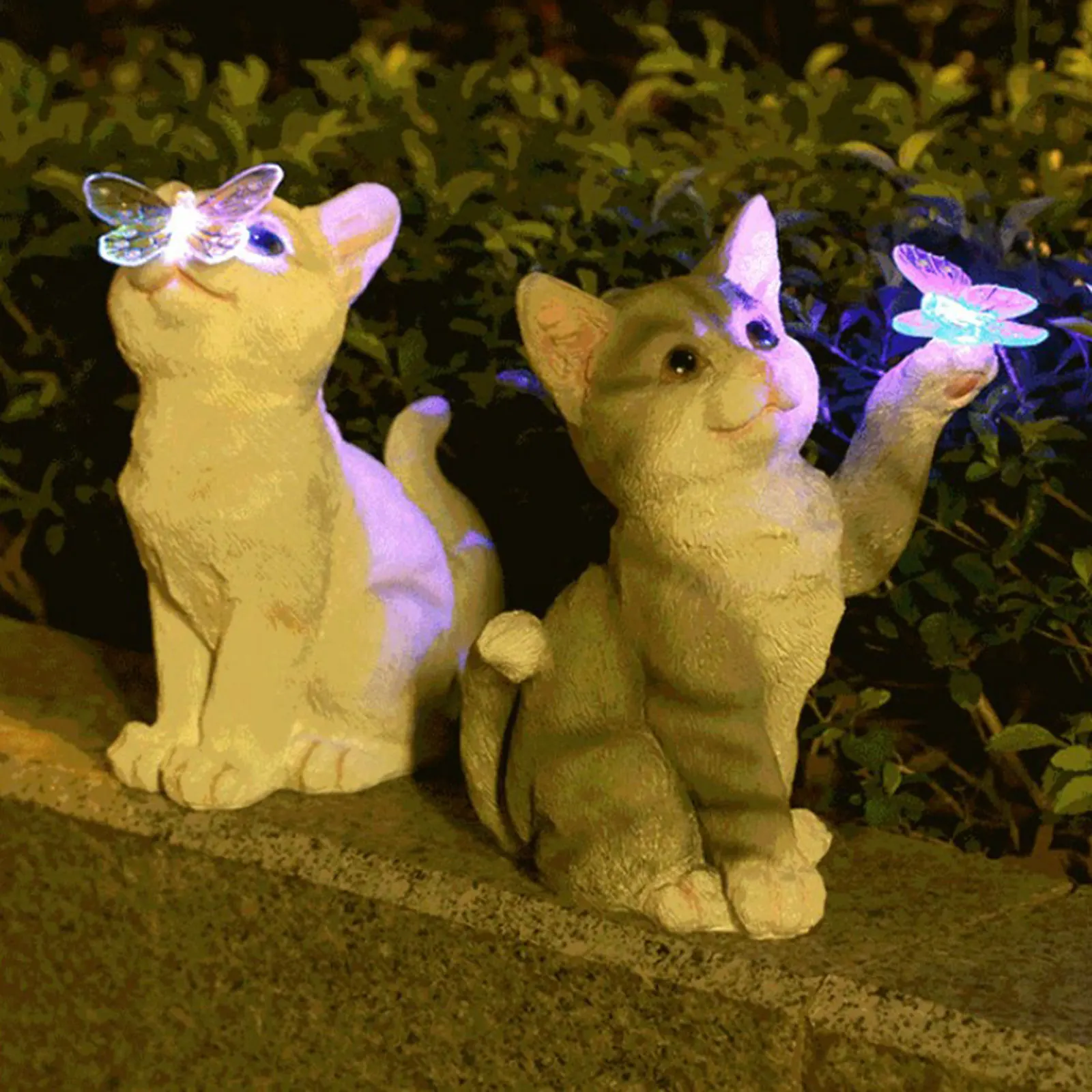 Outdoor Lighting Wire - Outdoor Cat Sculpture Figurine Pendant Garden
