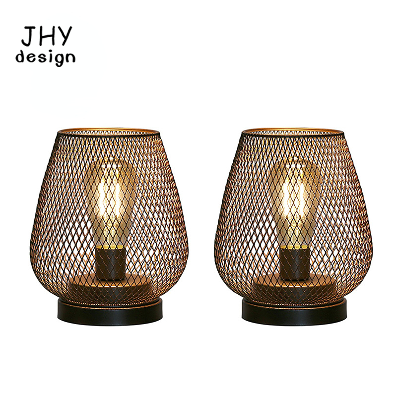 Outdoor Lighting Accent - 2 Chiếc Kim Loại Lồng Đèn