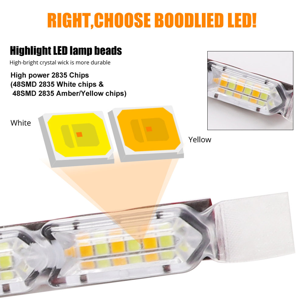 2pcs DRL LED Strip Flexible Da - đánh giá và giá Waterproof Led Strip