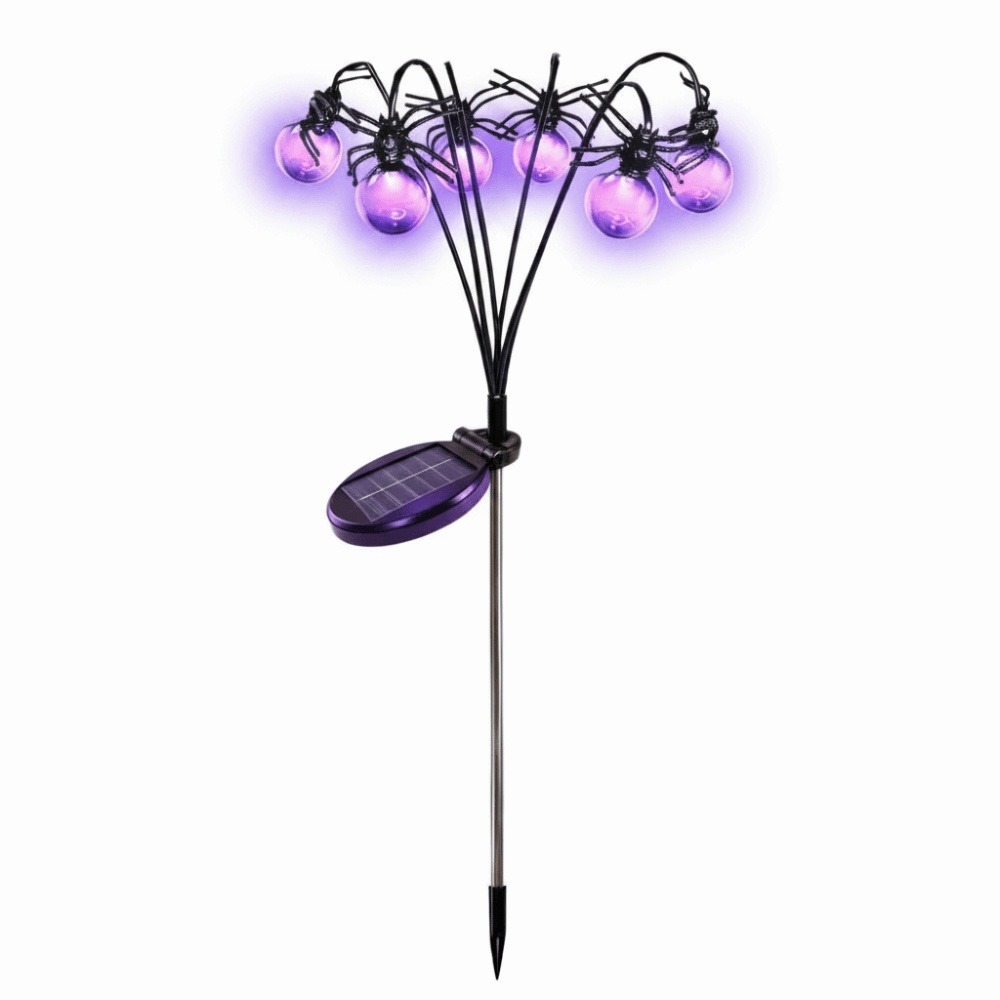 Skeleton Purple Light Hallowee - đánh giá và giá Outdoor Lighting Front Yard