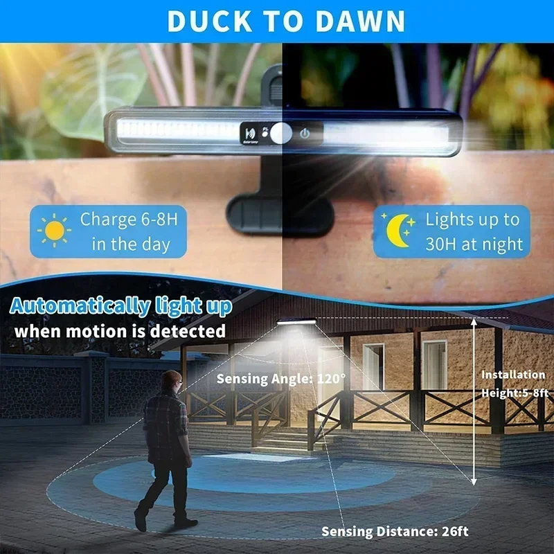Clip On Solar Motion Lights Ou - đánh giá và giá Outdoor Lighting Led