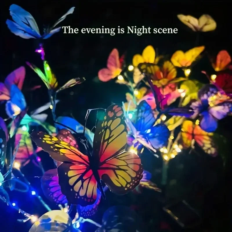 Solar LED Butterfly Garden Lig - đánh giá và giá Outdoor Lighting Wire