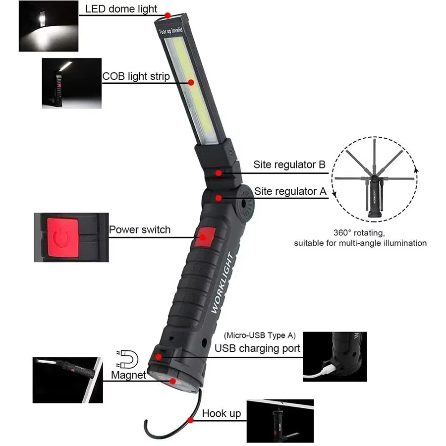 Portable LED Flashlight with M - đánh giá và giá Outdoor Lighting Repair