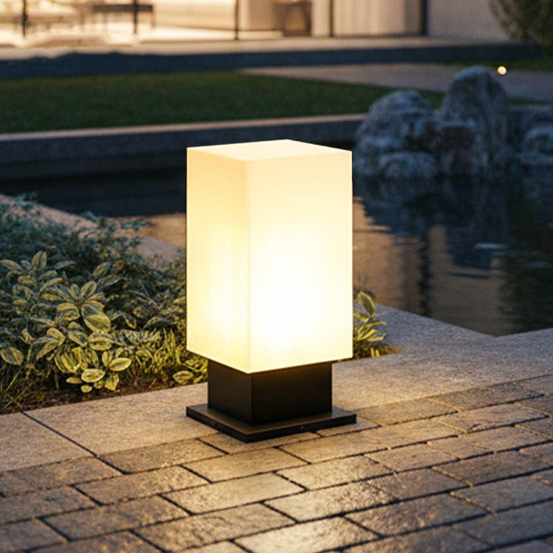 Luminous floor lamp courtyard  - đánh giá và giá Outdoor Lighting Led