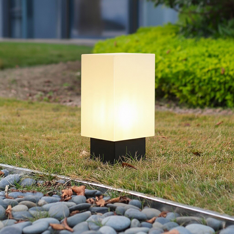 Luminous floor lamp courtyard  - đánh giá và giá Outdoor Lighting Led