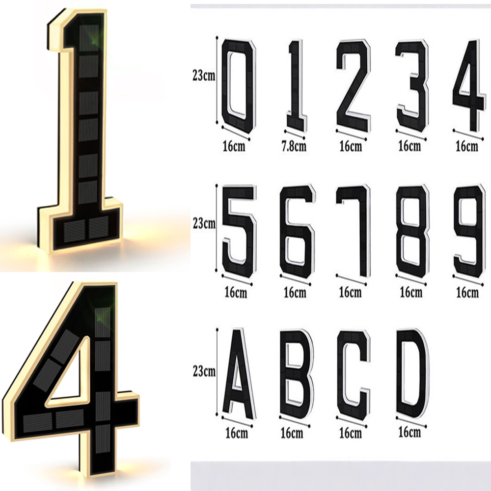Solar House Number Lights Hous - đánh giá và giá Outdoor Lighting Wire
