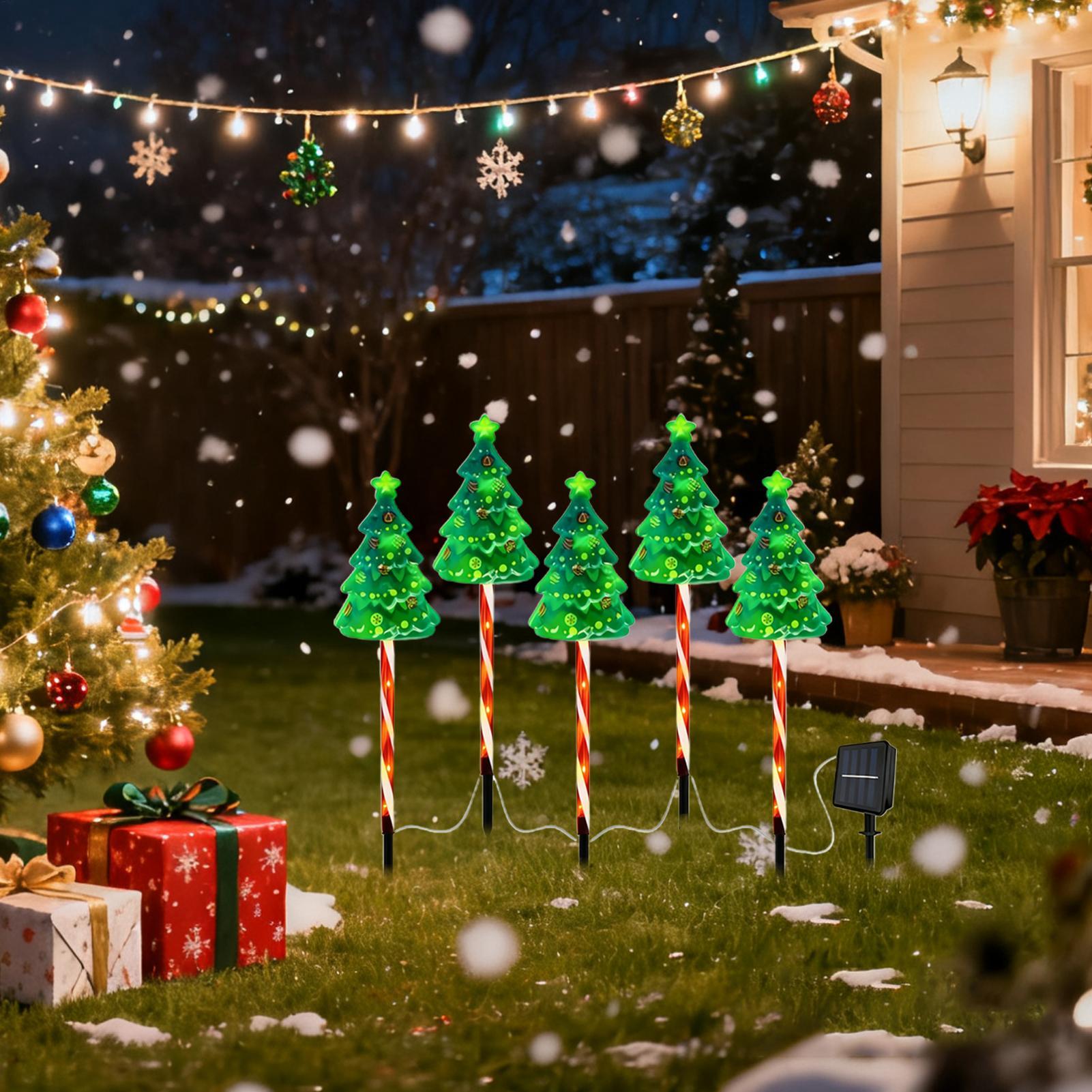 Christmas Tree Driveway Light  - đánh giá và giá Outdoor Lighting Front Yard