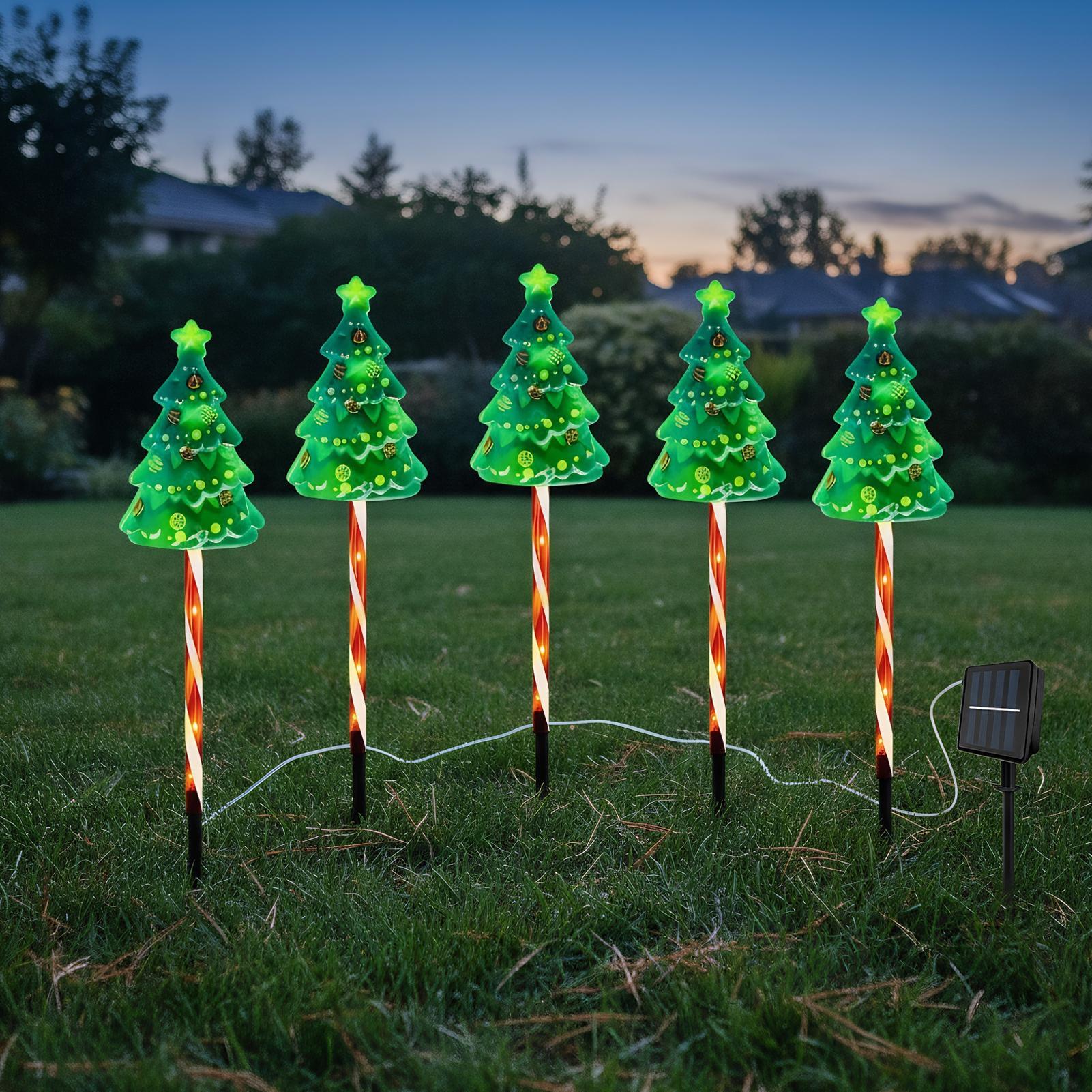 Christmas Tree Driveway Light  - đánh giá và giá Outdoor Lighting Front Yard