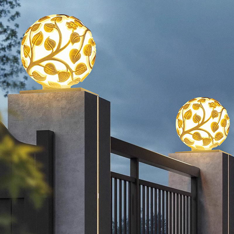 Outdoor column lights solar LE - đánh giá và giá Outdoor Lighting Led
