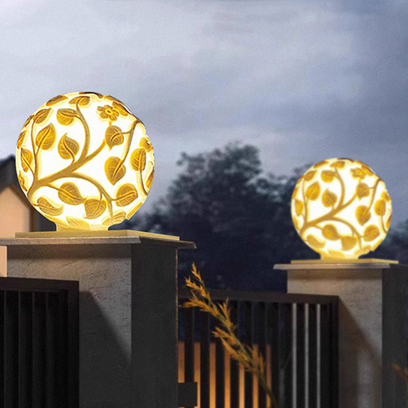 Outdoor column lights solar LE - đánh giá và giá Outdoor Lighting Led