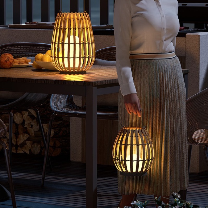 Luxury Solar Rattan  Waterproo - đánh giá và giá Outdoor Lighting Accent