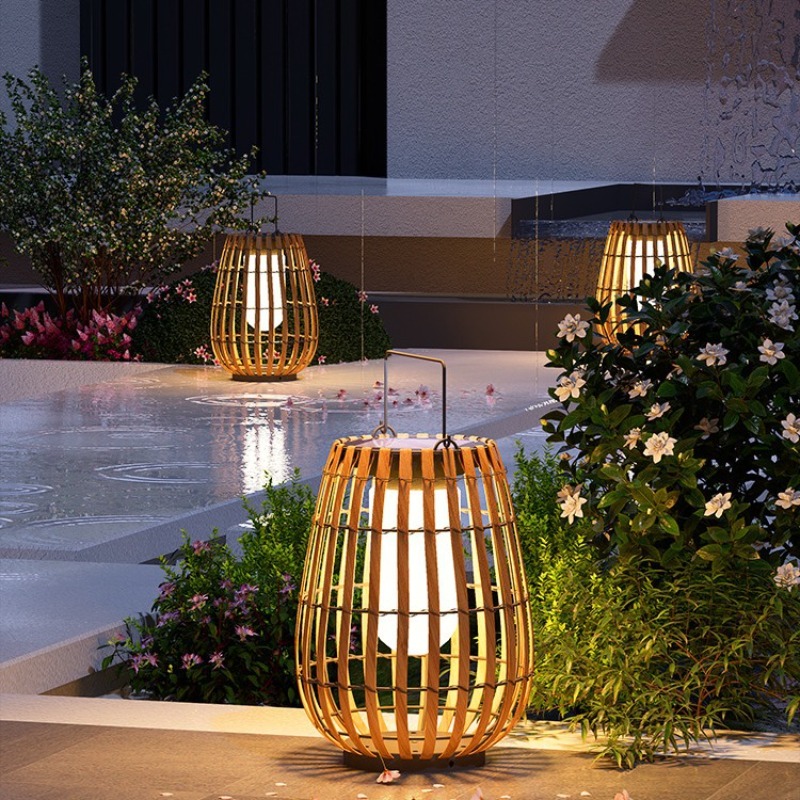 Luxury Solar Rattan  Waterproo - đánh giá và giá Outdoor Lighting Accent