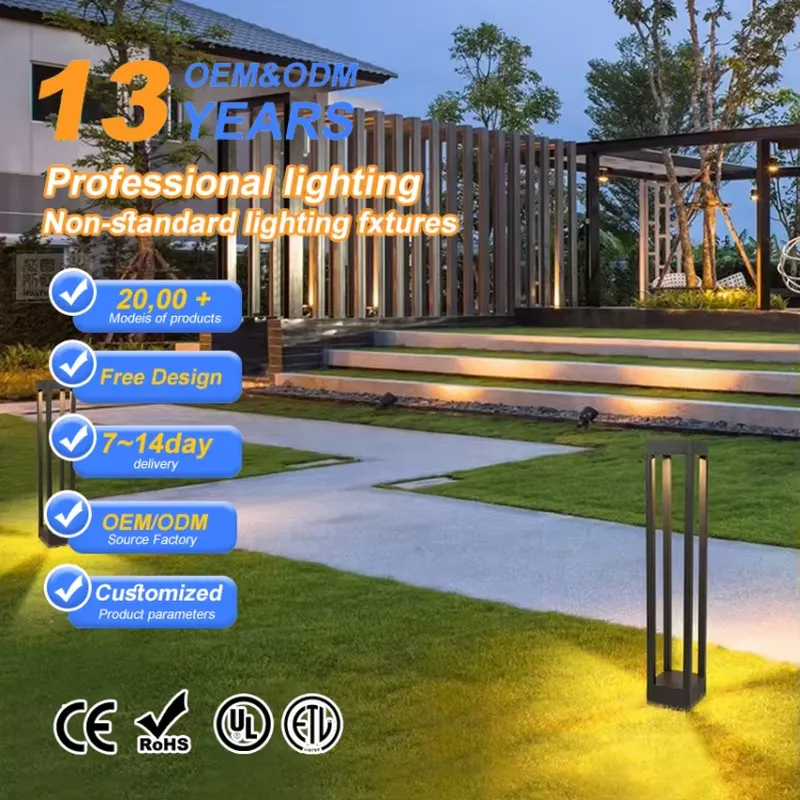 COB Chip LED Bollard Light IP6 - đánh giá và giá Bollard Light Garden