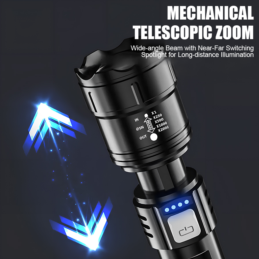 High Power P50 LED Flashlight  - đánh giá và giá Outdoor Lighting B&Q