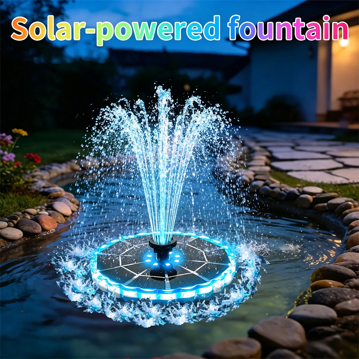 3.5W Outdoor Solar Fountain fo - đánh giá và giá Bollard Light Garden