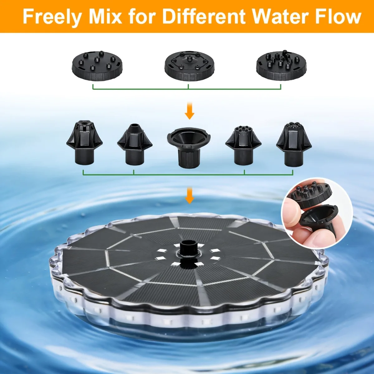 3.5W Outdoor Solar Fountain fo - đánh giá và giá Bollard Light Garden