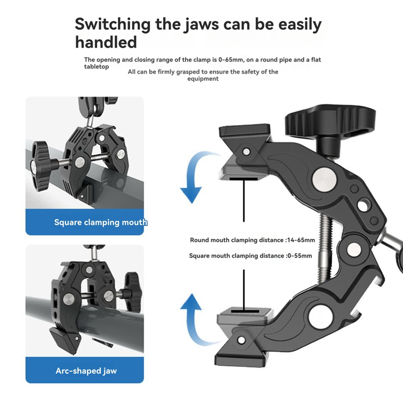 AAAEL-Articulating Magic Arm C - đánh giá và giá Umbrella Led Clip