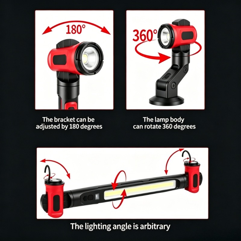 COB Magnetic Work Light Rechar - đánh giá và giá Outdoor Lighting Repair