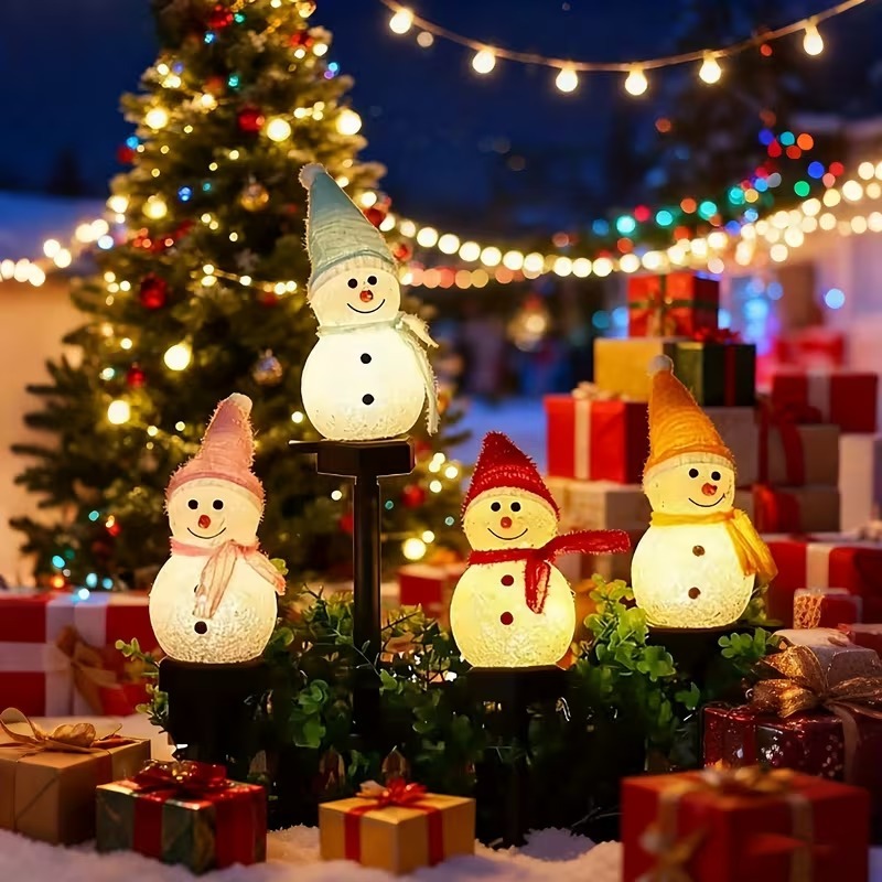 Aurooso Solar Powered Snowman  - đánh giá và giá Outdoor Lighting Accent
