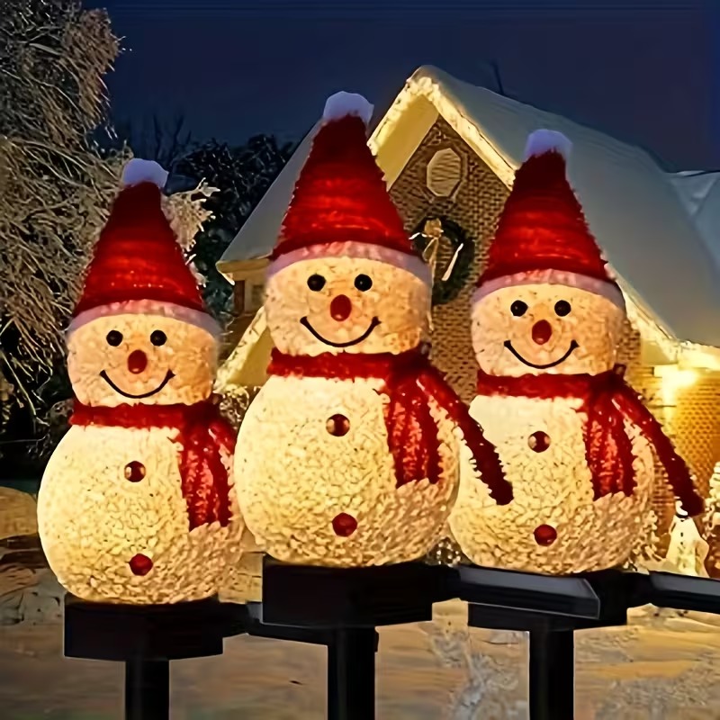 Aurooso Solar Powered Snowman  - đánh giá và giá Outdoor Lighting Accent