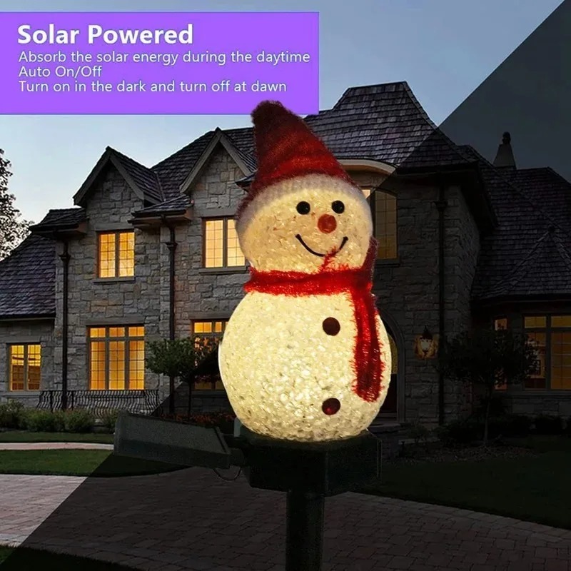Aurooso Solar Powered Snowman  - đánh giá và giá Outdoor Lighting Accent