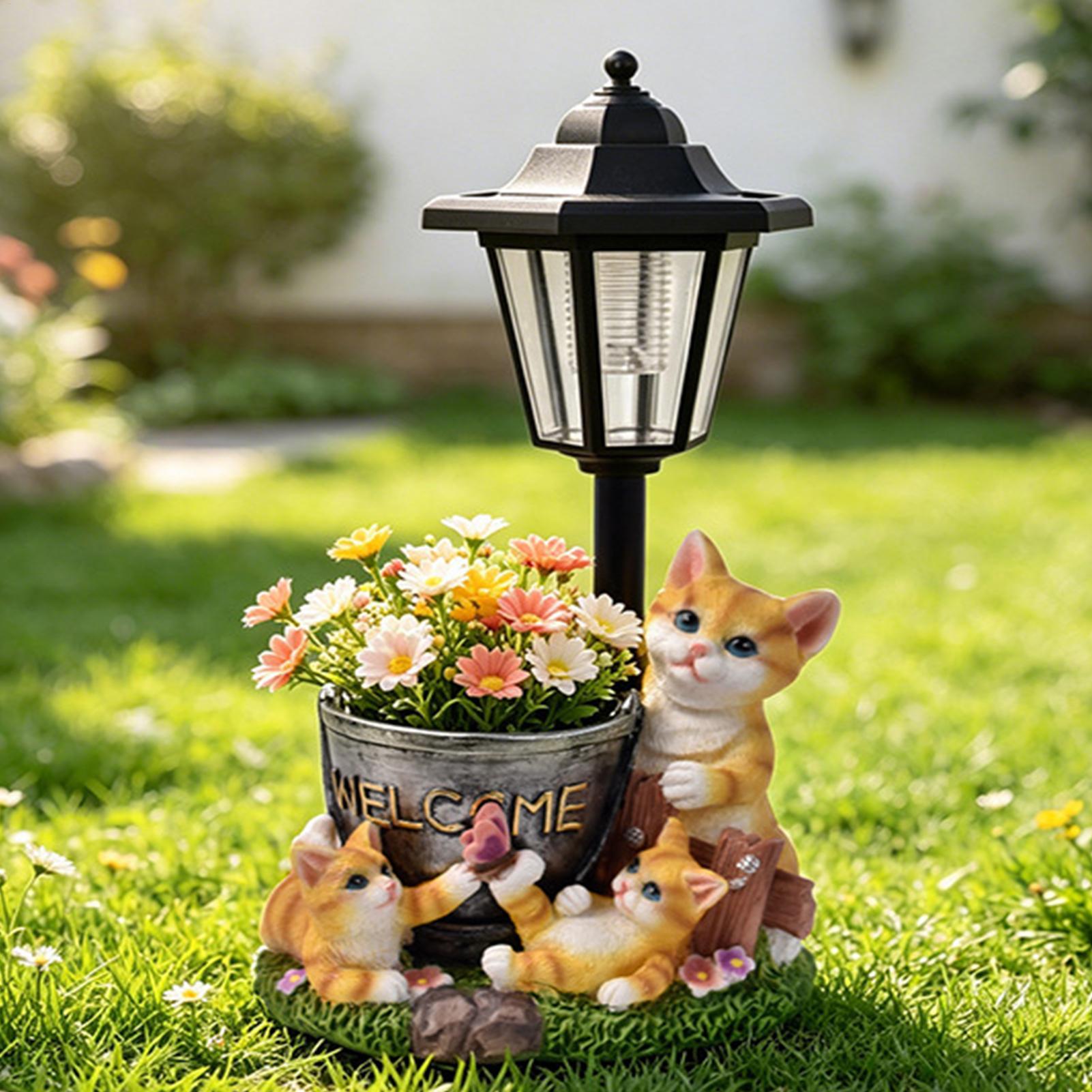Solar Garden Statues Outdoor C - đánh giá và giá Outdoor Lighting Yard