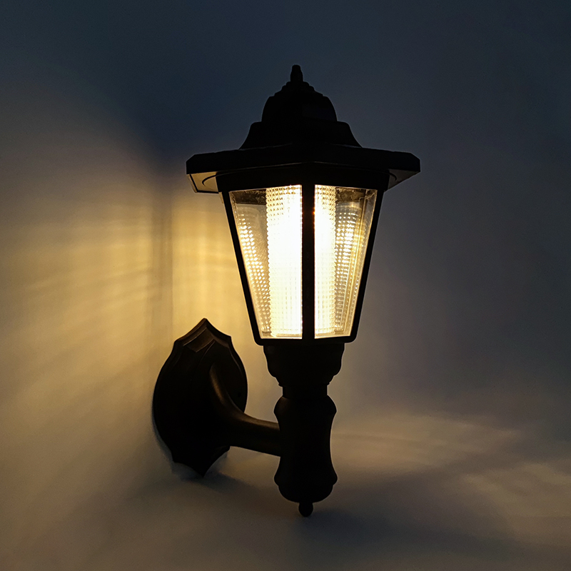 Retro Solar Wall Lamp, 1000mah - đánh giá và giá Outdoor Lighting Front Yard