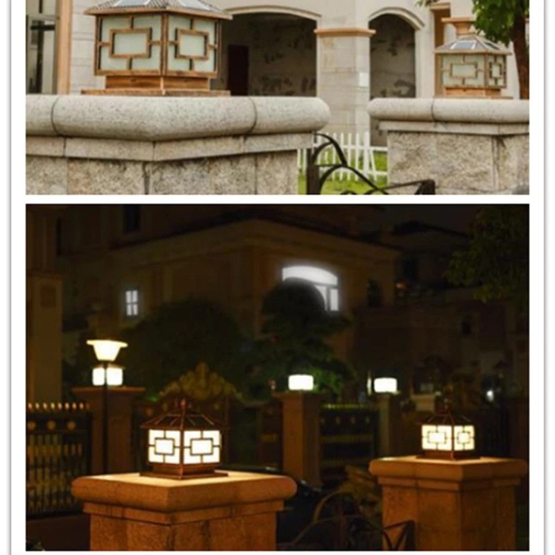 Solar Powered Waterproof Post  - đánh giá và giá Outdoor Lighting Mains Powered