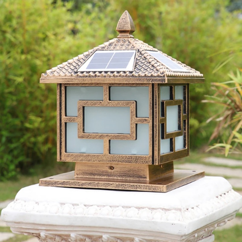 Solar Powered Waterproof Post  - đánh giá và giá Outdoor Lighting Mains Powered