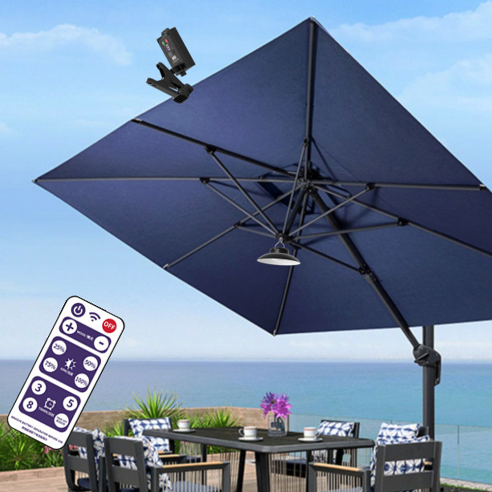 Solar Powered Patio Umbrella L - đánh giá và giá Umbrella Led Clip