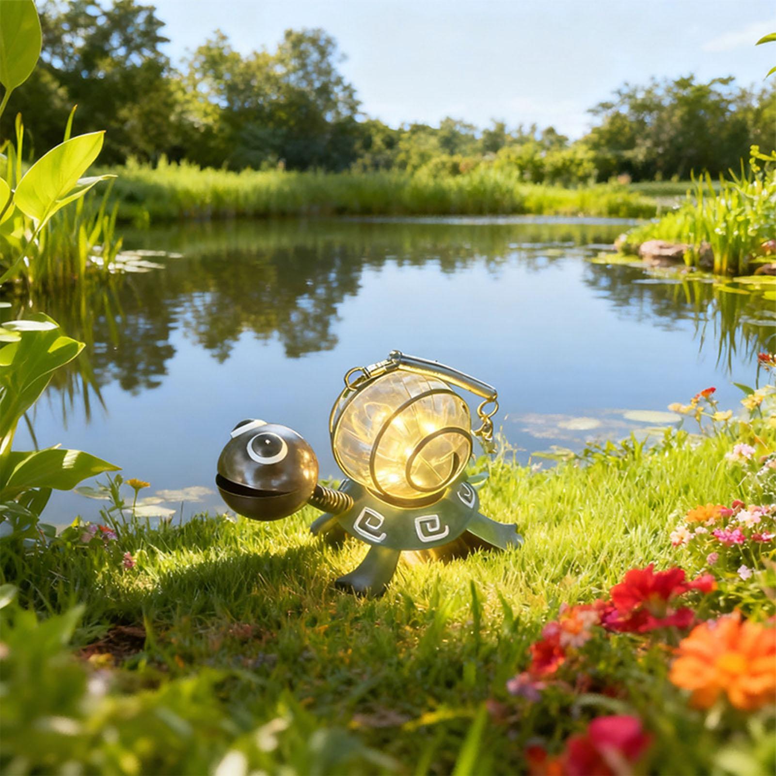 Turtle Solar Lights Outdoor Ga - đánh giá và giá Outdoor Lighting Yard