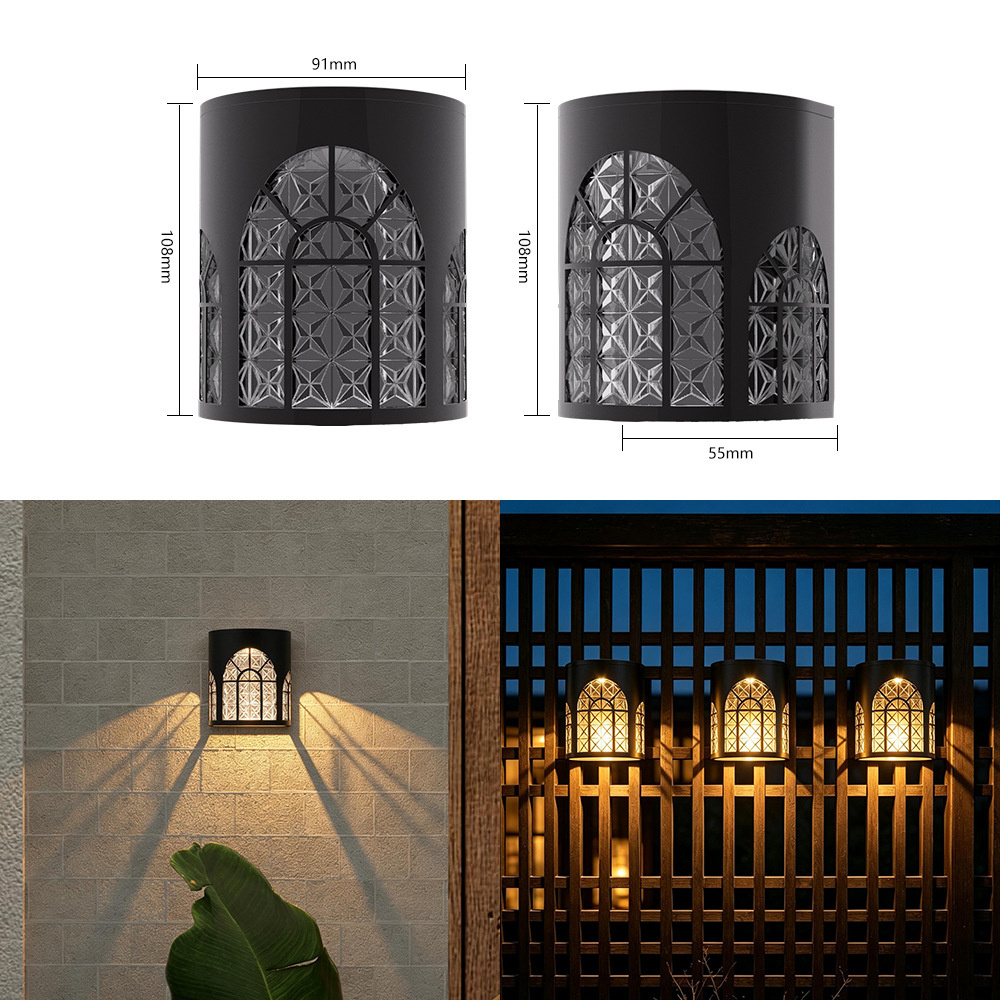 2pcs Outdoor Solar Fence Light - đánh giá và giá Outdoor Lighting Front Yard