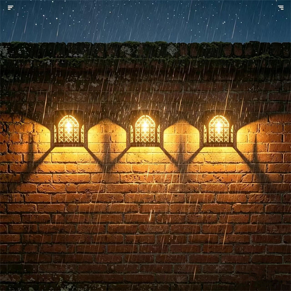 2pcs Outdoor Solar Fence Light - đánh giá và giá Outdoor Lighting Front Yard