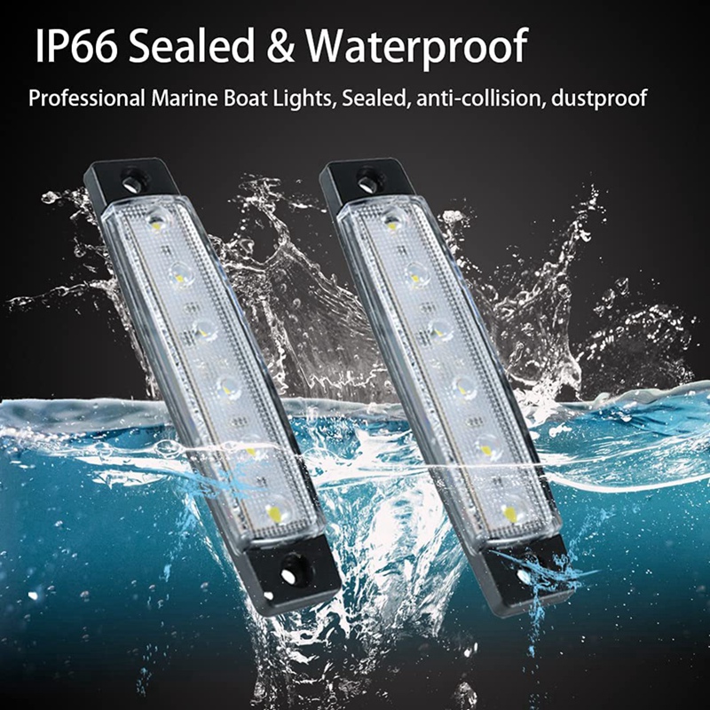6Pcs LED Marine Boat Lights Ma - đánh giá và giá Waterproof Led Strip