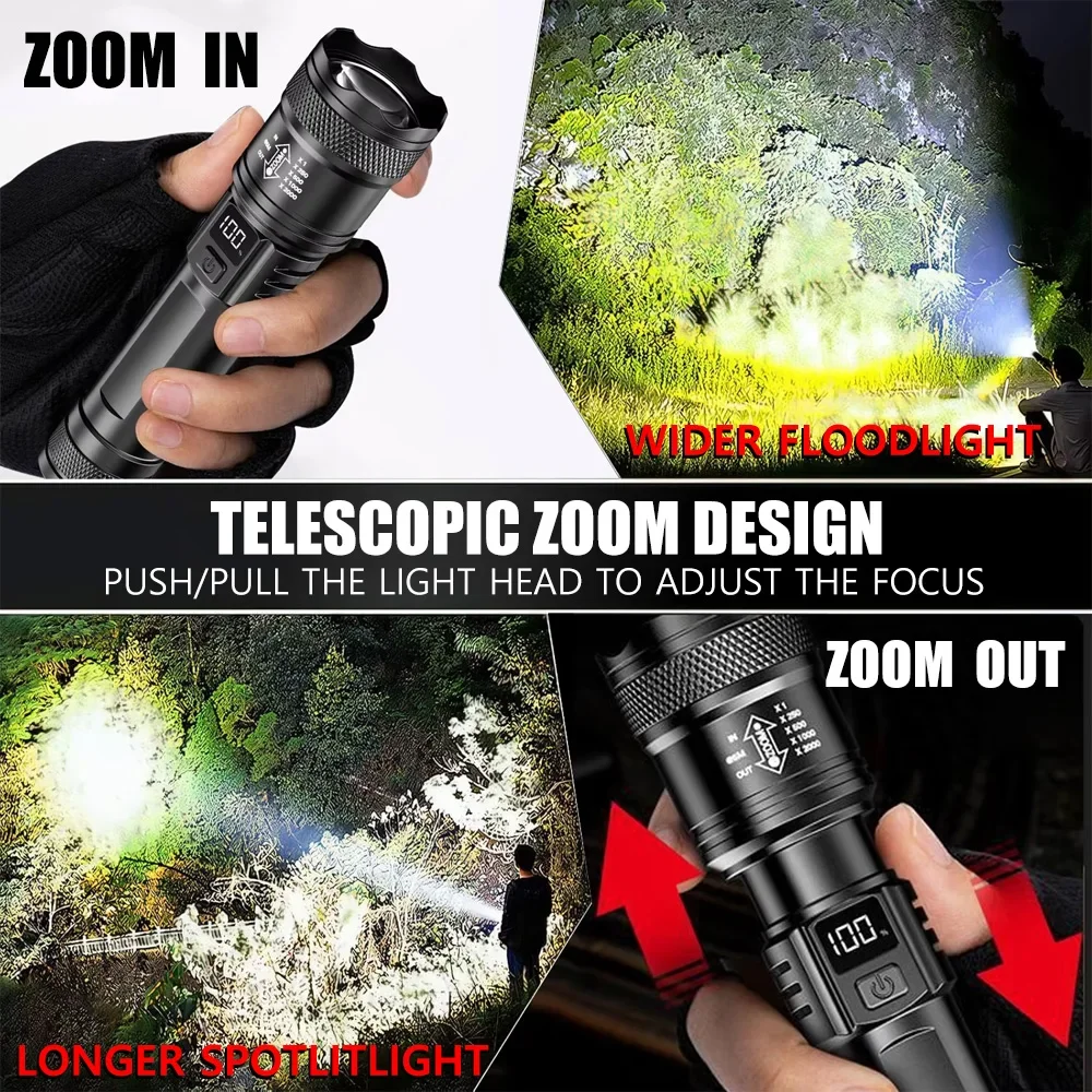 Rechargeable LED Flashlight Zo - đánh giá và giá Outdoor Lighting B&Q