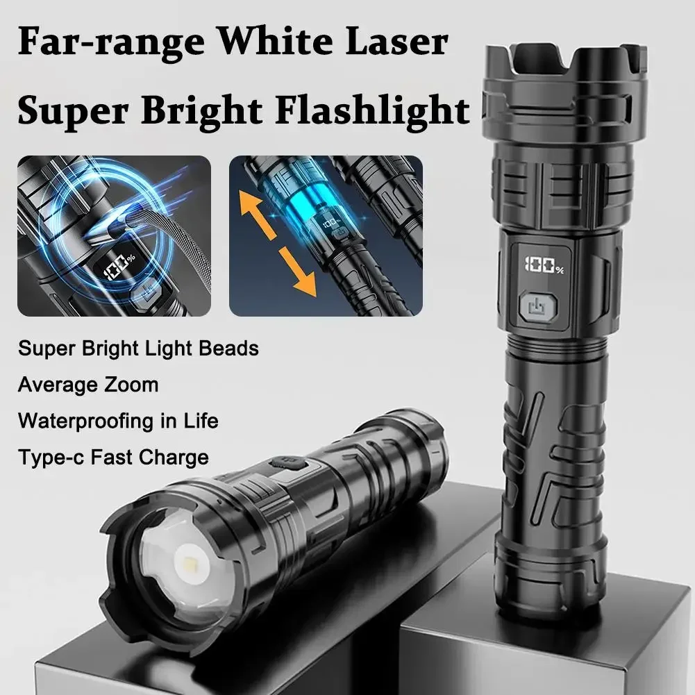 Super Bright LED Flashlight US - đánh giá và giá Outdoor Lighting Black