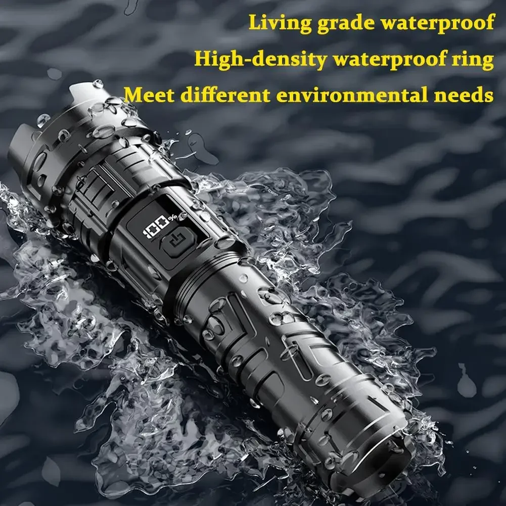 Super Bright LED Flashlight US - đánh giá và giá Outdoor Lighting Black