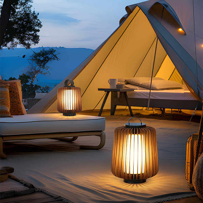 Luminous floor lamp courtyard  - đánh giá và giá Outdoor Lighting Led